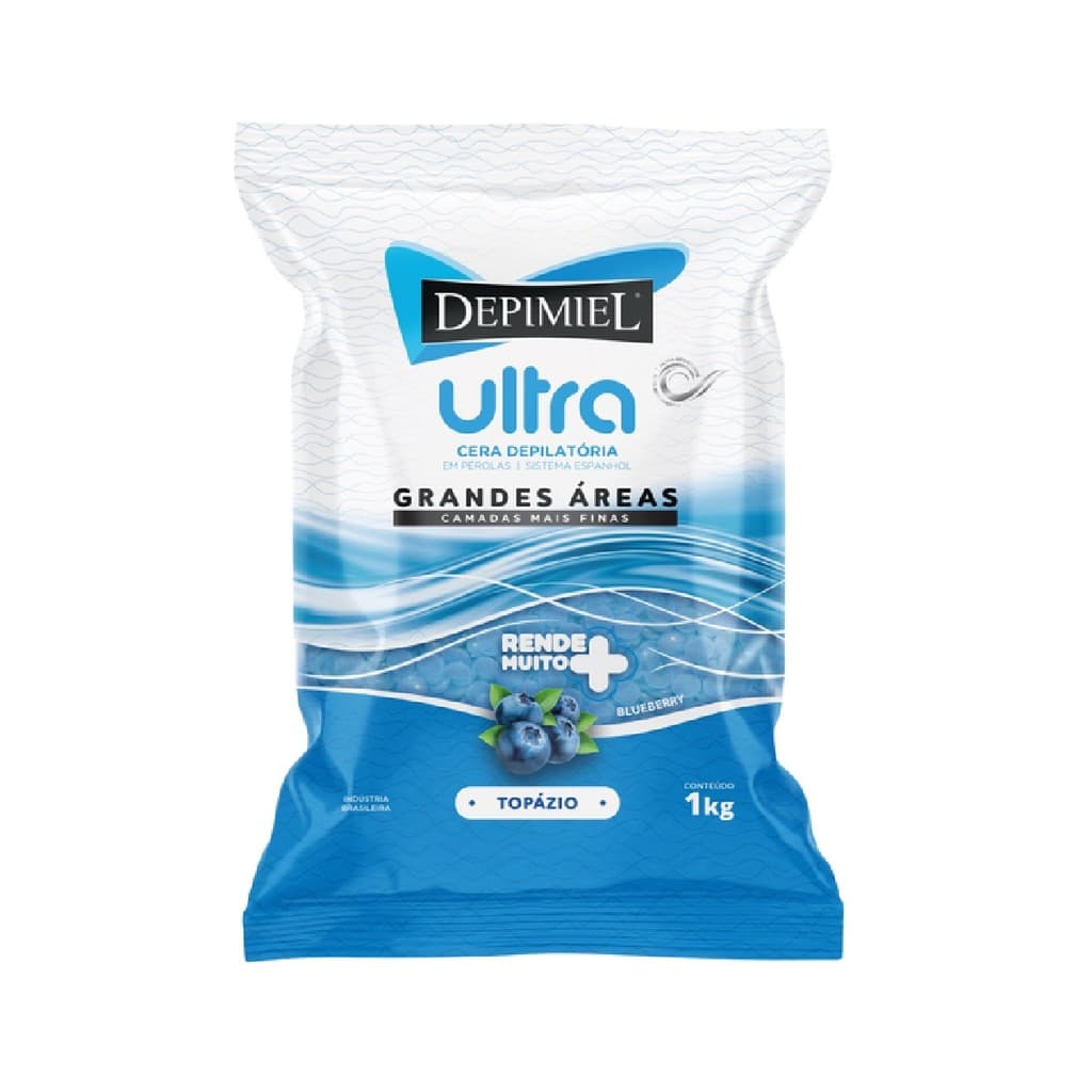 Depimiel Cera Depilatória Granulada Topázio 1kg