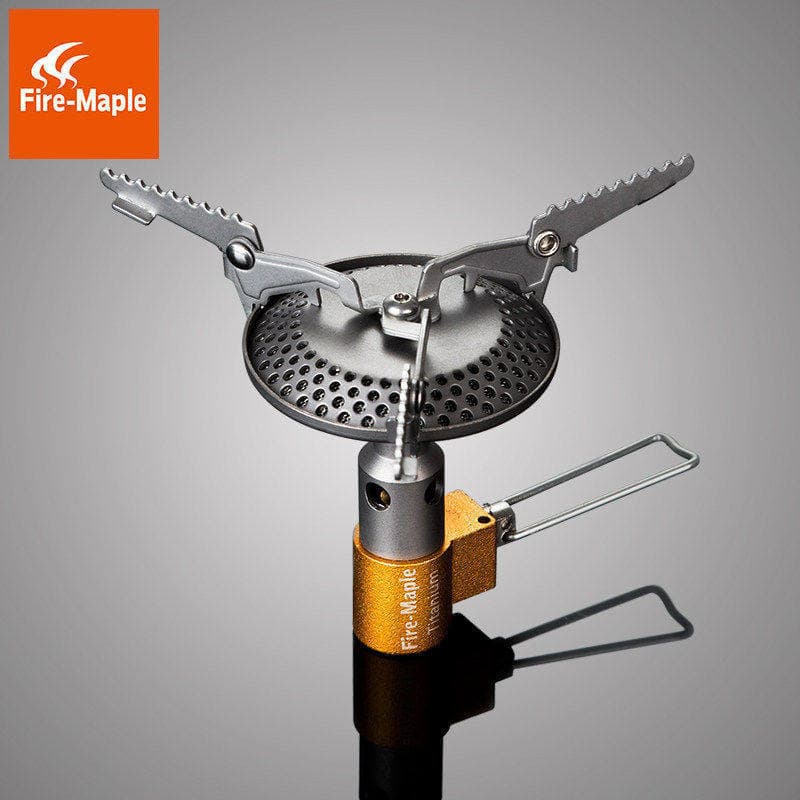 Fogo Maple FMS-116T núcleo quente liga de titânio fogão a gás acampamento integrado Ultra-leve portátil ao ar livre piqu