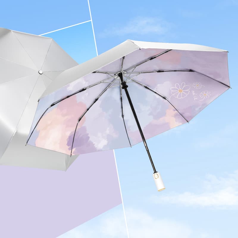 Guarda-sol alemão totalmente automático de alta qualidade, protetor solar feminino, Anti-ultravioleta, chuva ou chuva, u