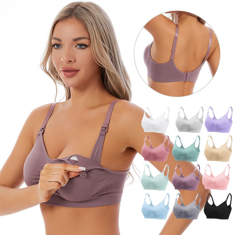 Sem costura maternidade enfermagem roupa interior feminina Anti-flacidez reunião pós-natal enfermagem gravidez fivela fr