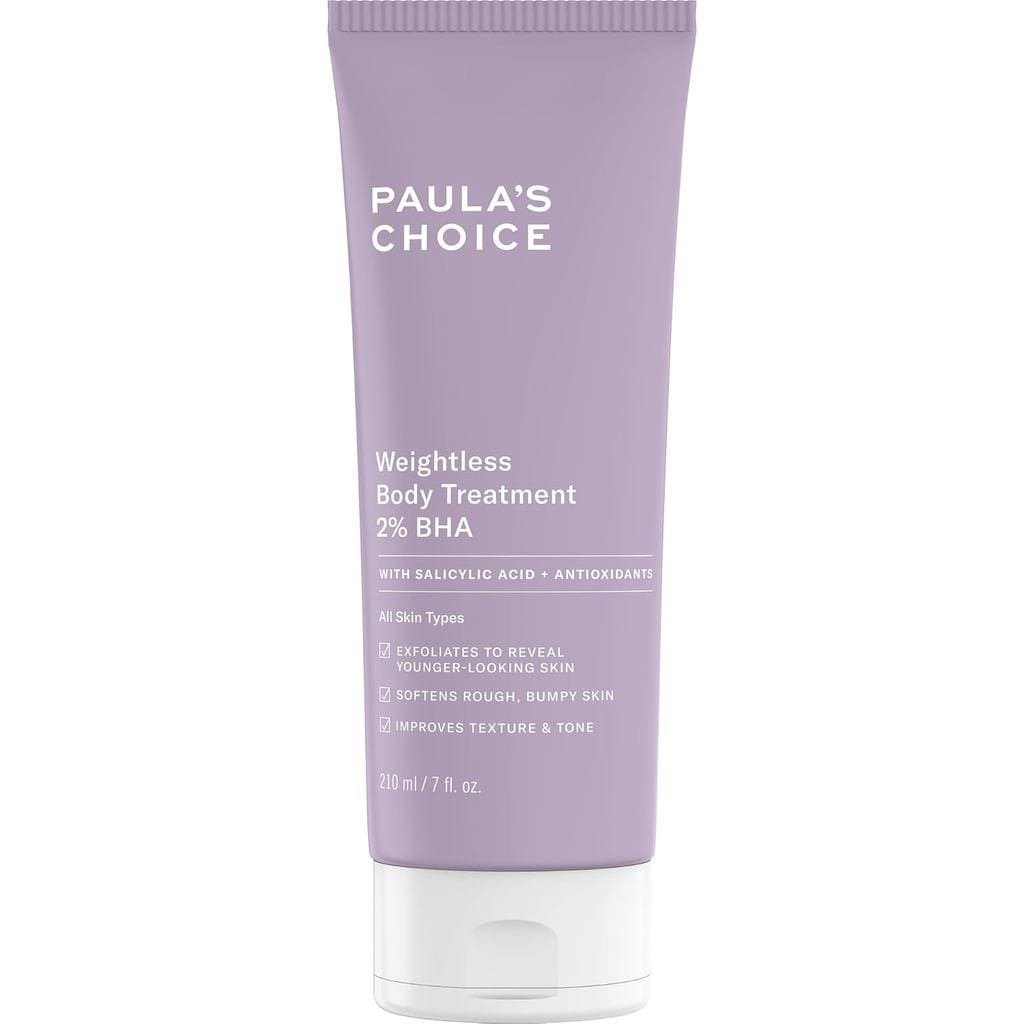 Paula's Choice Weightless Body Lotion Treatment 2% BHA, Salicylic Acid & Chamomile Lotion Exfoliant, Body Moisturizer fo