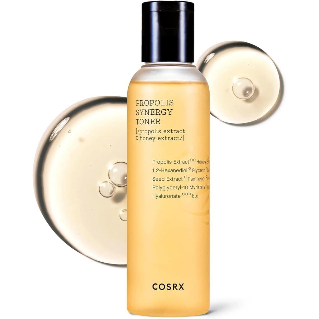 Tônico COSRX Full Fit Propolis Synergy, 150ml / 5.07 fl.oz |   Tônico Hidratante Instantâneo, Própolis 72,6%, Mel 10,7%,