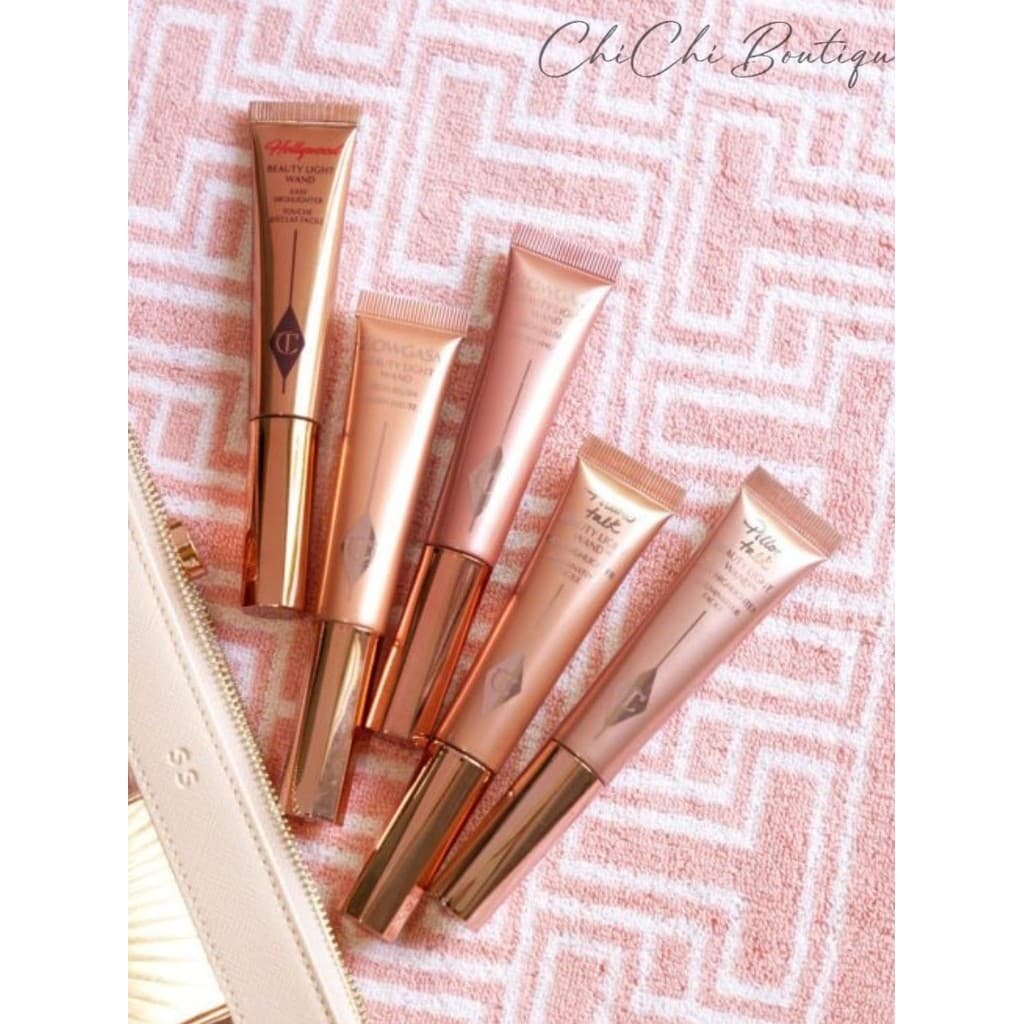 Marcador líquido Charlotte Tilbury Light Wand / bastão de contorno / Blush fosco Dusa