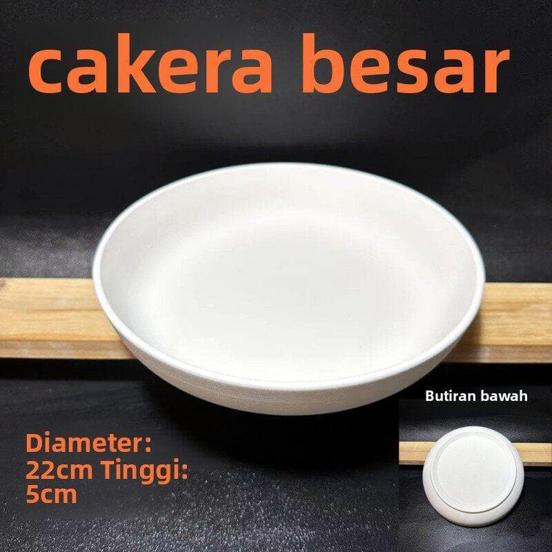 Prato em branco liso estilo japonês Talheres Simples em branco Prato de porcelana em formato especial diy Pintado Branco