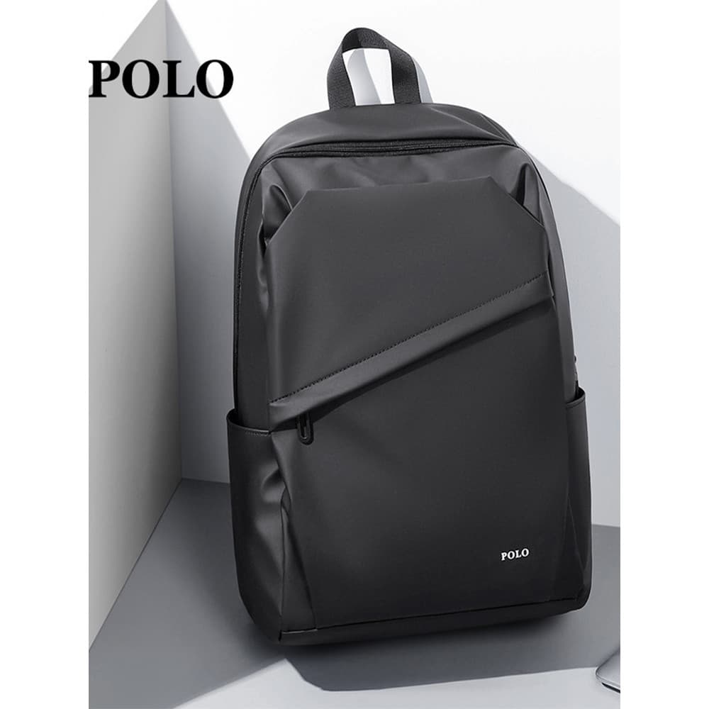 POLO mochila meninos saco moda grande capacidade de negócios 15.6 Polegada estudante do ensino médio mochila computador