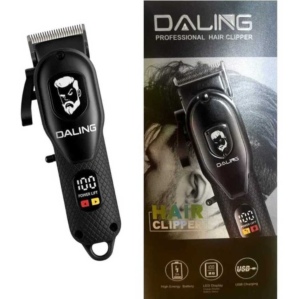 Máquina Daling Dl-1755 Corte Zero Ótimo Acabamento Preto 127/220v
