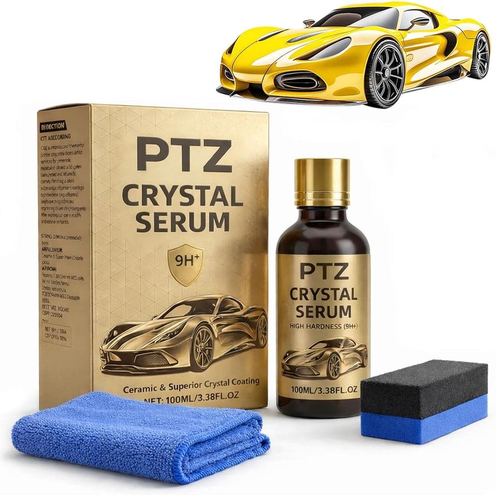 2Pack PTZ Crystal Serum para Carros – Revestimento Cerâmico Avançado de Grafeno para Carros (100ML), Revestimento de Gra