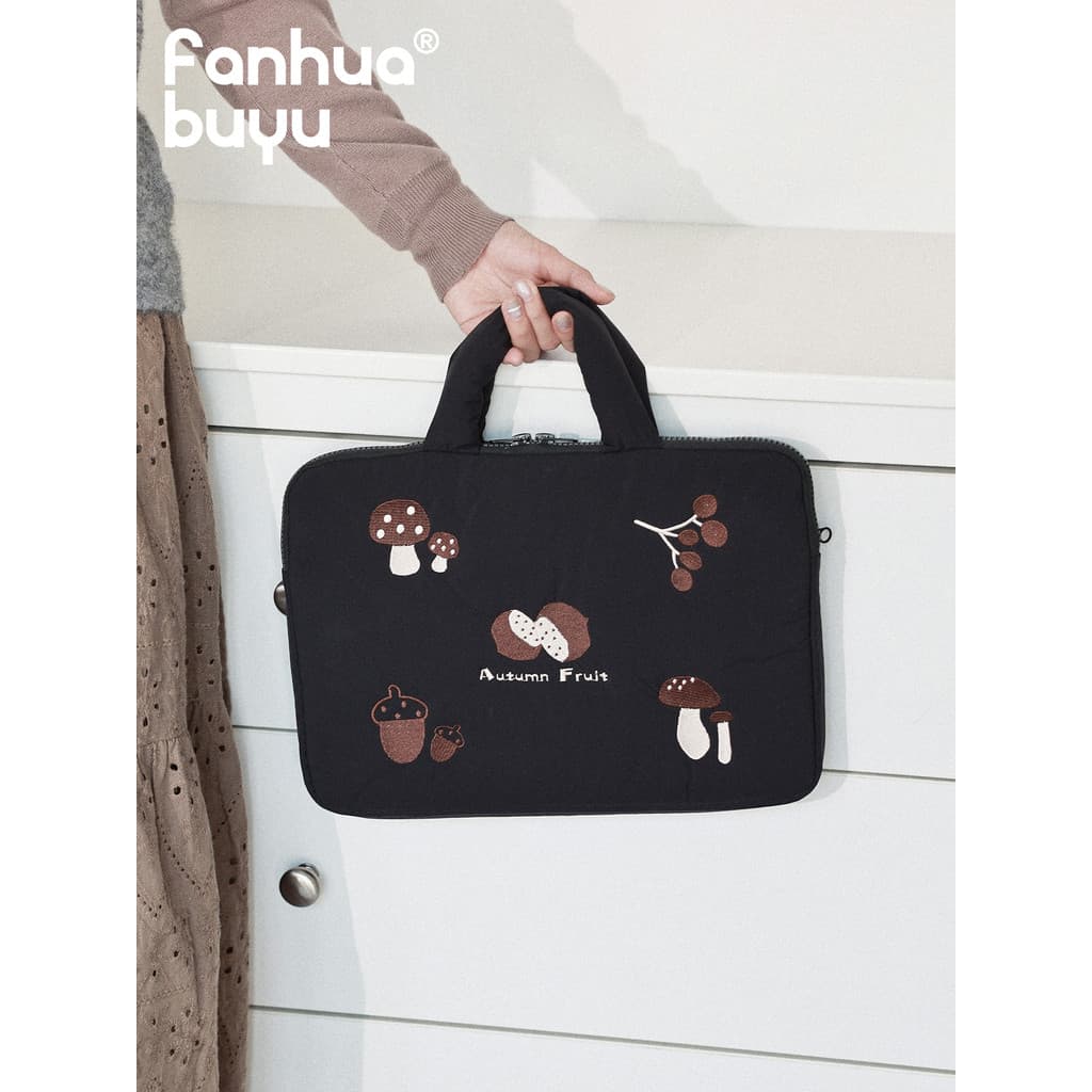 Fanhua Whisper Cute 47cm Apple Laptop Bolsa Portátil 37cm Tablet Armazenamento Bolsa ipad à prova de choque Bolsa