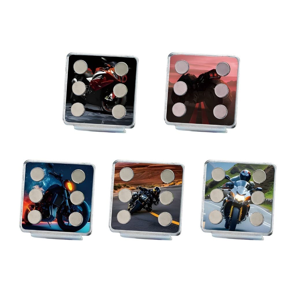 Suporte Magnético 6 Imãs para Celular de Moto Retrovisor para Guidão ACHEI GLAM