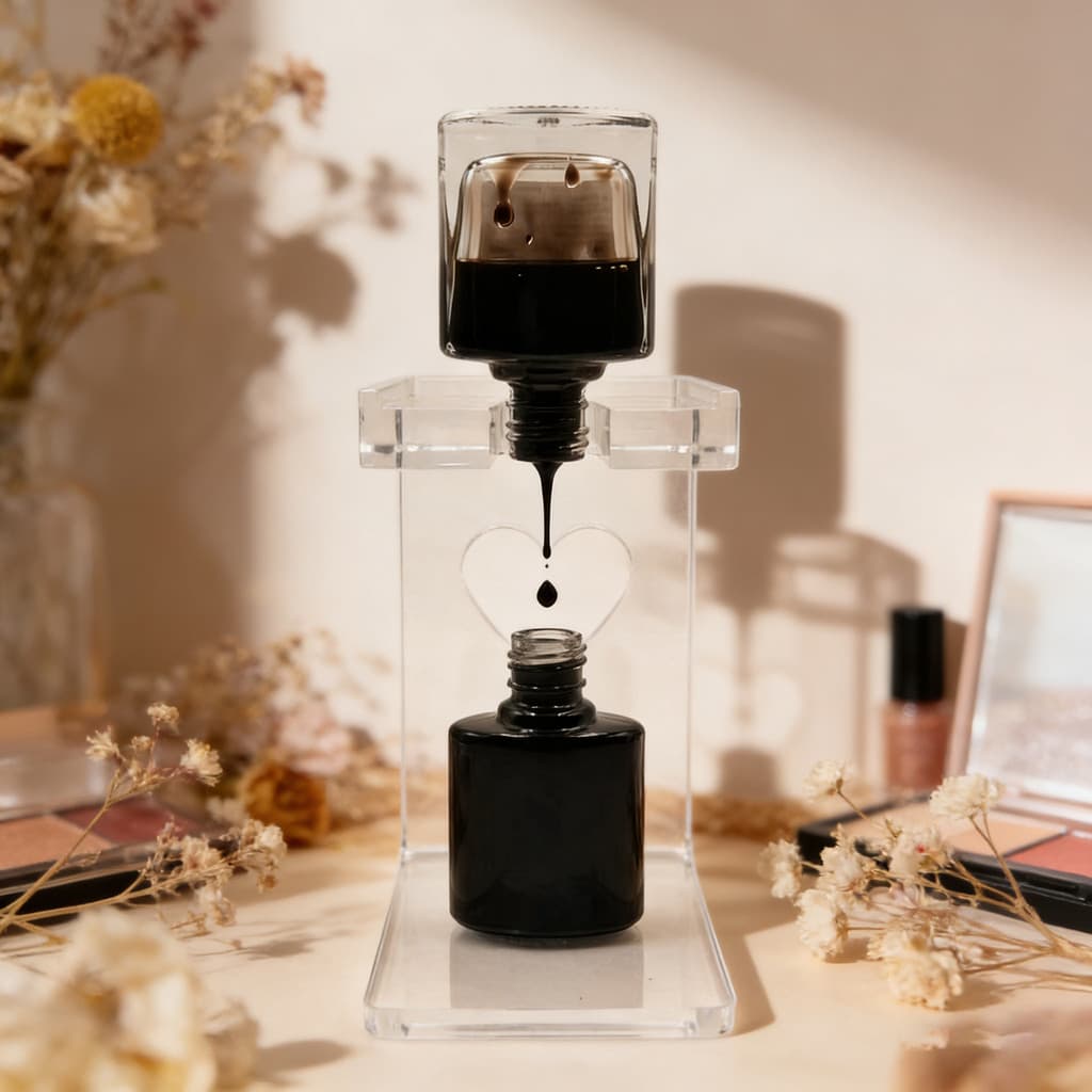 Transparent acrylic nail polish display stand Jewelry display board INS Simple Acrylic Storage Box Display Stand