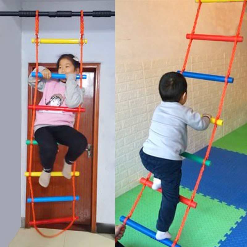 Escada de escalada e estrutura de escalada para treinamento sensorial de bebês, para uso doméstico infantil em ambientes