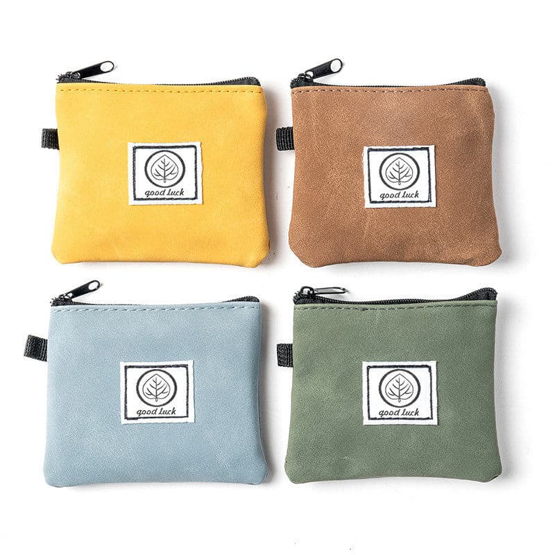 carteira masculina carteira masculina com ziper Nova moda simples multicolorido Mini bolsa de moedas portátil saco de ar