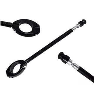 Antena Corta Pipa Moto Retrátil Anti Cerol Aço Inox Guidão