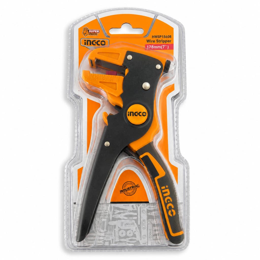 Alicate Desencapador Decapador Cortador Bico Papagaio Profissional HWSP15608 Eletricista Descascador