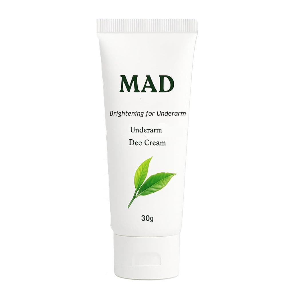 Creme Clareador MAD WHITE para Axilas, Cotovelos e Joelhos Escuros, para Pele Sensível 30g (1)