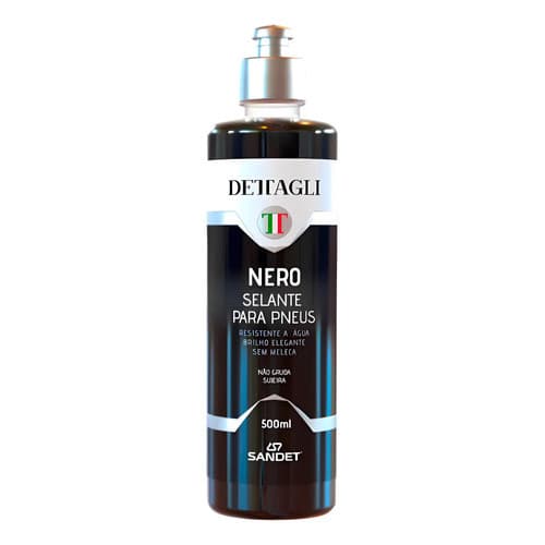 Nero Pretinho Sandet  Dettagli Rejuvenecedor De Pneu Carro Preto
