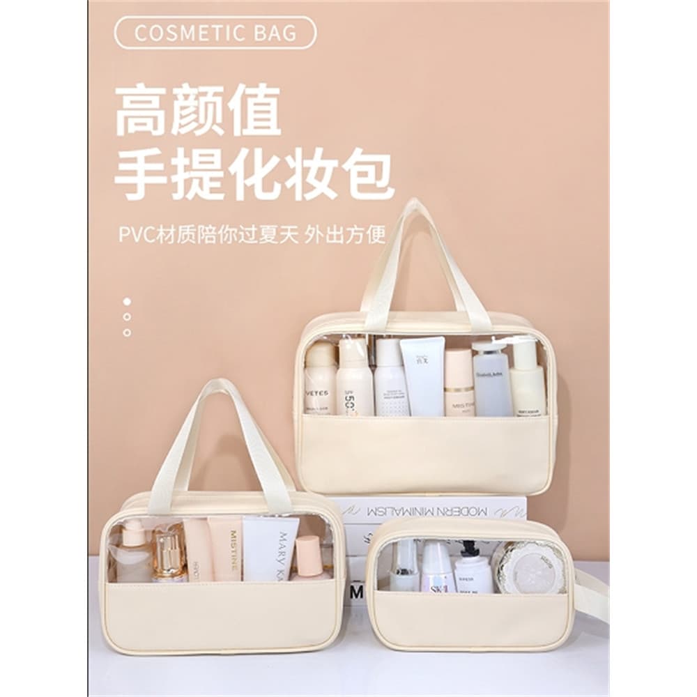 Saco cosmético de grande capacidade à prova dwaterproof água portátil seco molhado separação saco de higiene pessoal de