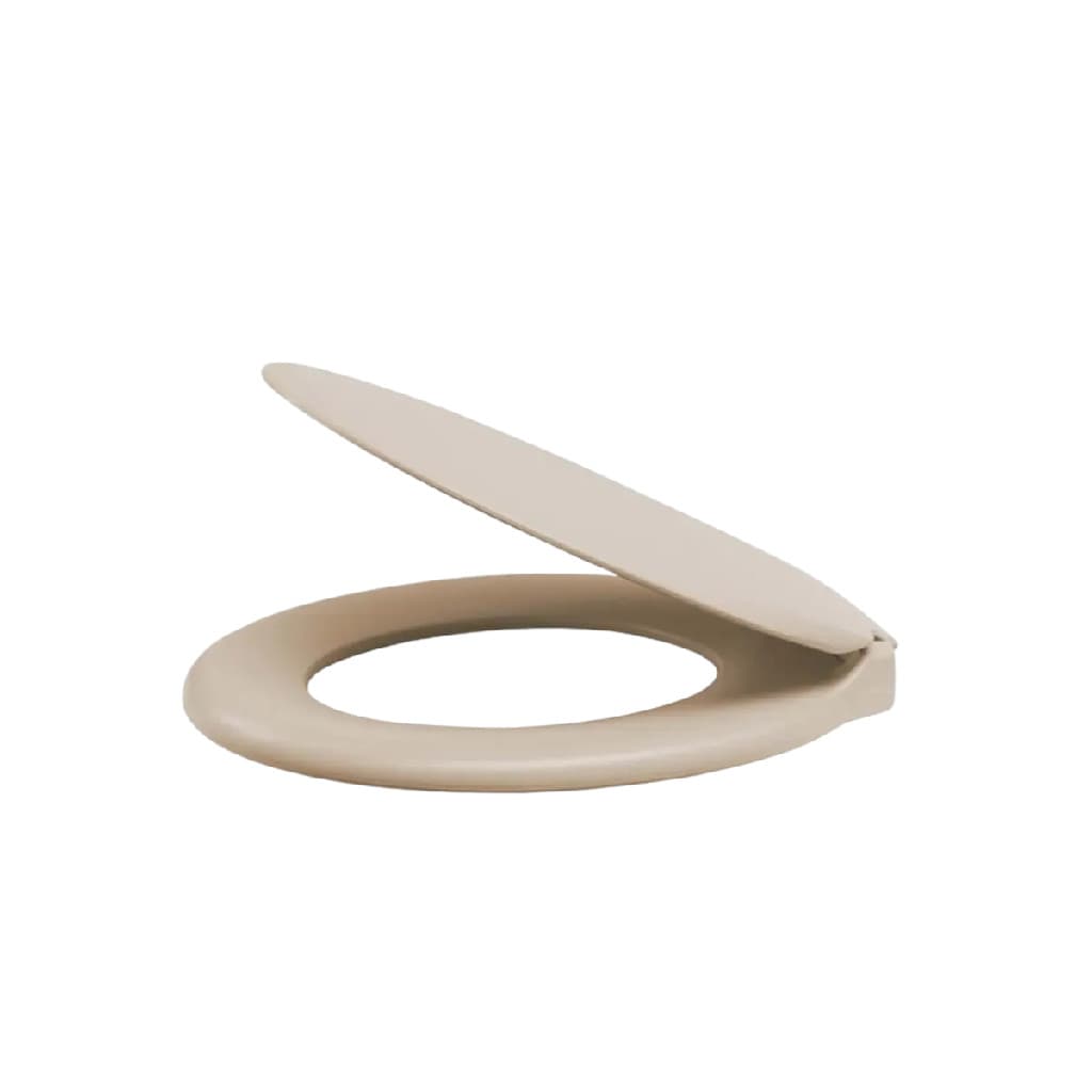Assento Sanitário Oval Roma Creme Alumasa