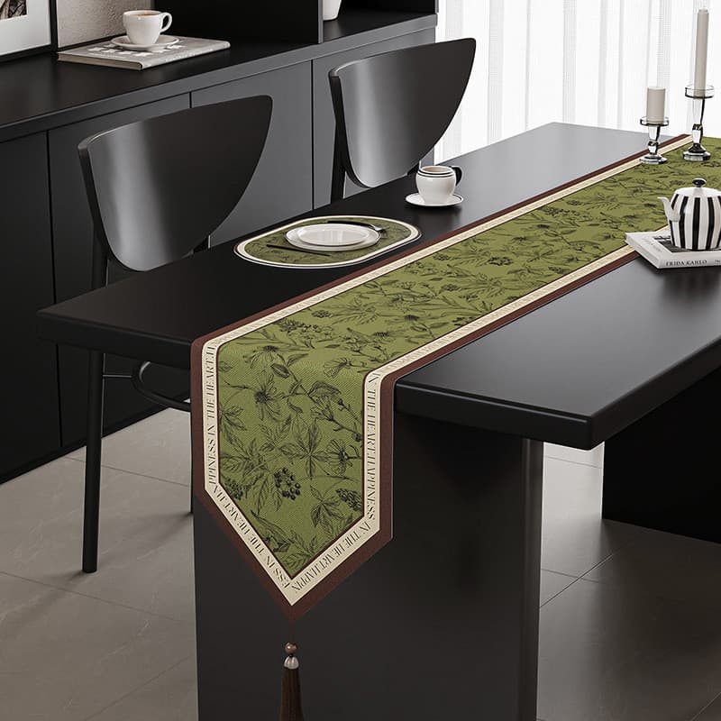 Francês Retro mesa pano luz luxo High-End mesa de chá toalha de mesa longa pano atmosfera Layout TV balde capa pano