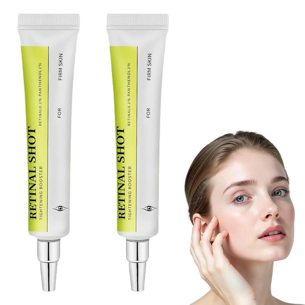 RetinolShotTighteningream, RetinalMildFaeareLiquid, RetinalTighteningBooster, para Rugas e Linhas Finas, Firmador para T