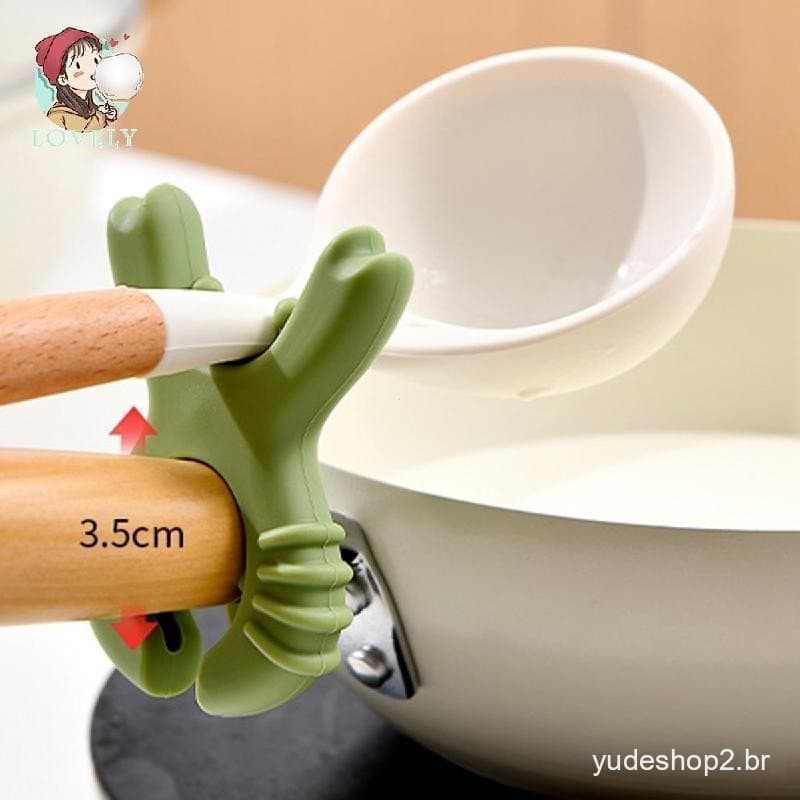 Descanso De Colher De Caranguejo De Silicone , Utensílios De Cozinha , Liberação De Vapor Multifuncional , Pauzinho Cria