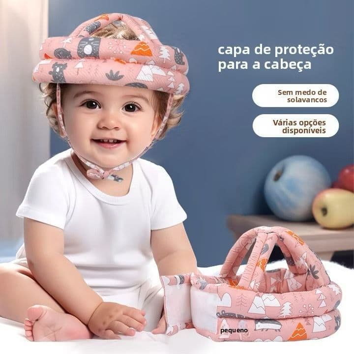 Chapéu De Proteção Ajustável Anti-Colisão Capacete De Segurança Para Bebês