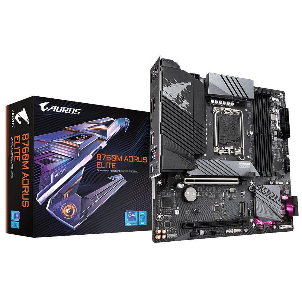Placa Mãe Gigabyte Aorus Elite B760M LGA1700 4xddr5 Hdmi DP