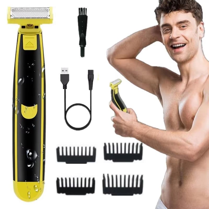 Corte De Cabelo Íntimo Masculino Barbeador Navalha Áreas Sensíveis Máquina De Barbear Depilação Aparador Para Biquíni Co