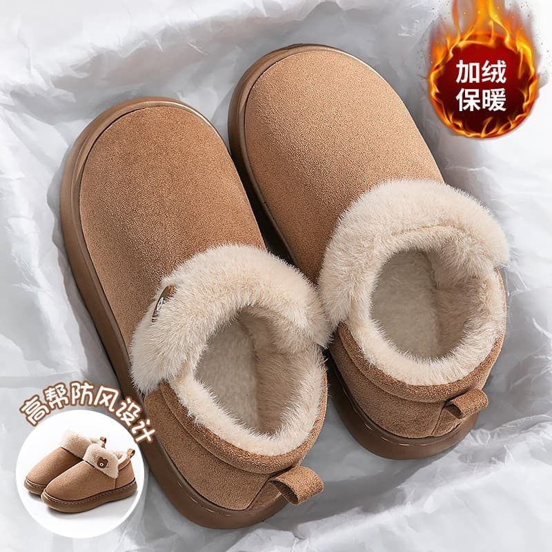 Sola macia superfície macia sapatos femininos confortáveis pisando na merda sensação leve confinamento forro de lã de ca