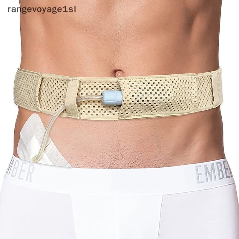 [rangevoyage1sl] Adjustable Dialysis Peritoneal Protection Belt for Conductor, Abdominal Catheter Strap Support 8VHE