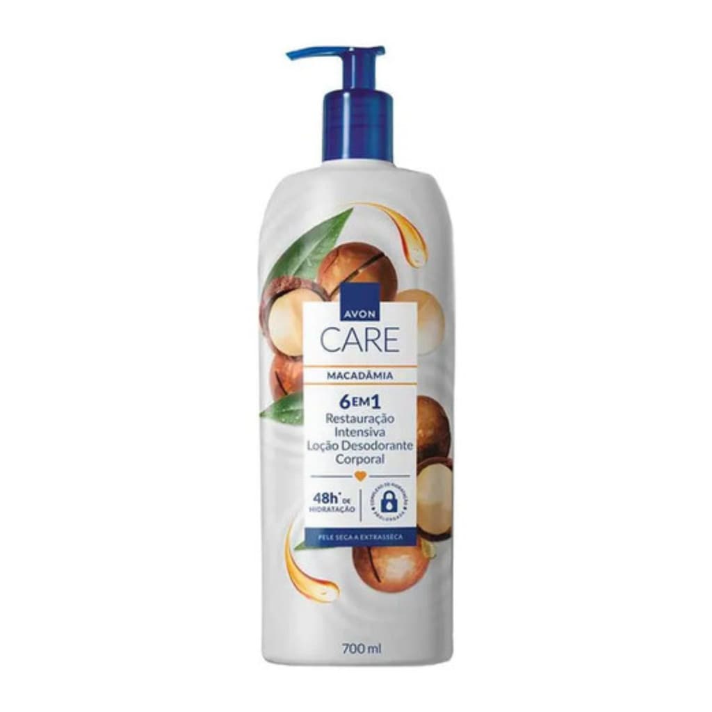 Loção Desodorante Corporal Care Macadâmia 6em1 700ml Avon