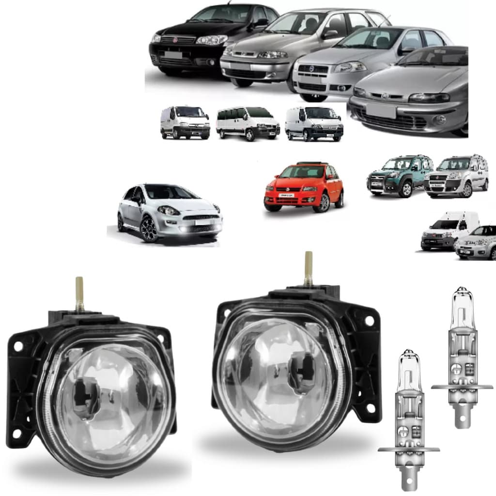 PAR C/LAMP FAROL MILHA MILHA FIAT DOBLO 2002 A 2020