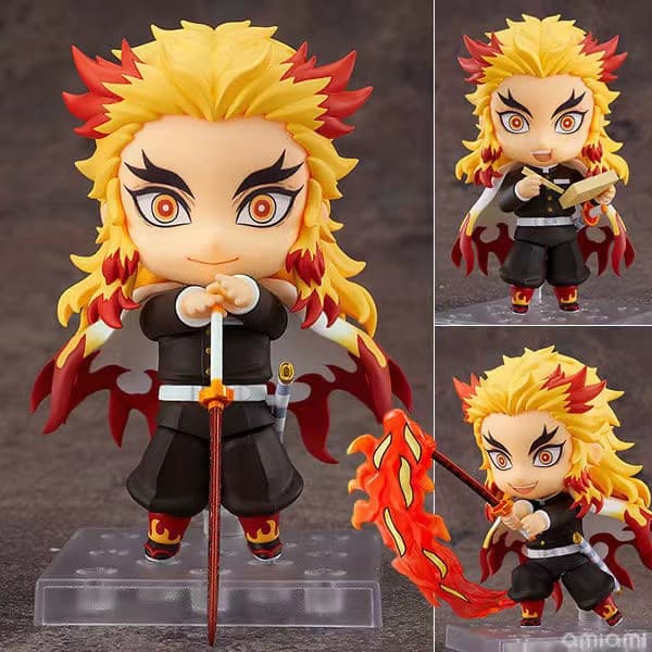 Boneco Demon Slayer Rengoku Kyoujurou 10 Cm série 1541 Nendoroid Action Figure colecionável