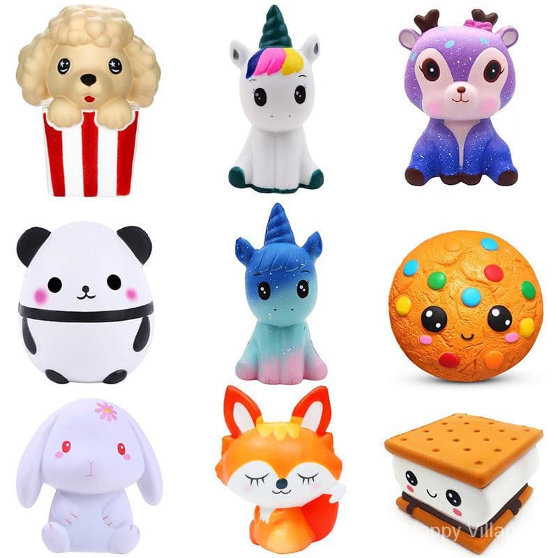 Jumbo Kawaii Galaxy Unicorn Squishy Cake Panda Squishies Pão Creme Aromatizado Brinquedos de Apertar de Elevada Resistên