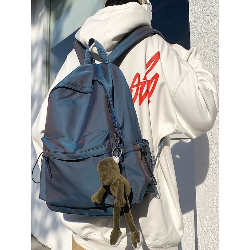 Homens mochila novo estilo de grande capacidade estudante universitário mochila feminina ins na moda legal japonês Casua