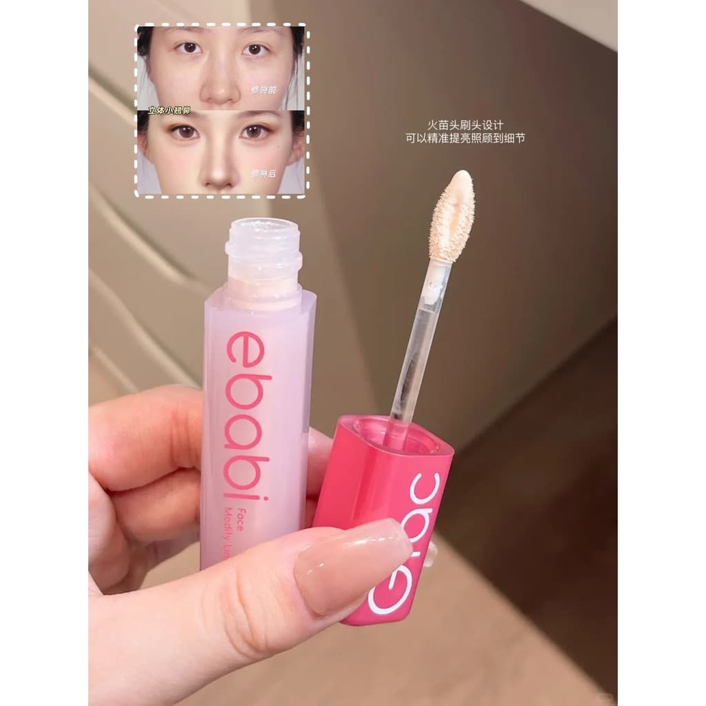 Expansão facial ~ Gracebabi contorno líquido iluminando líquido bastão sombra nariz sombra lágrima sulco silhueta facial