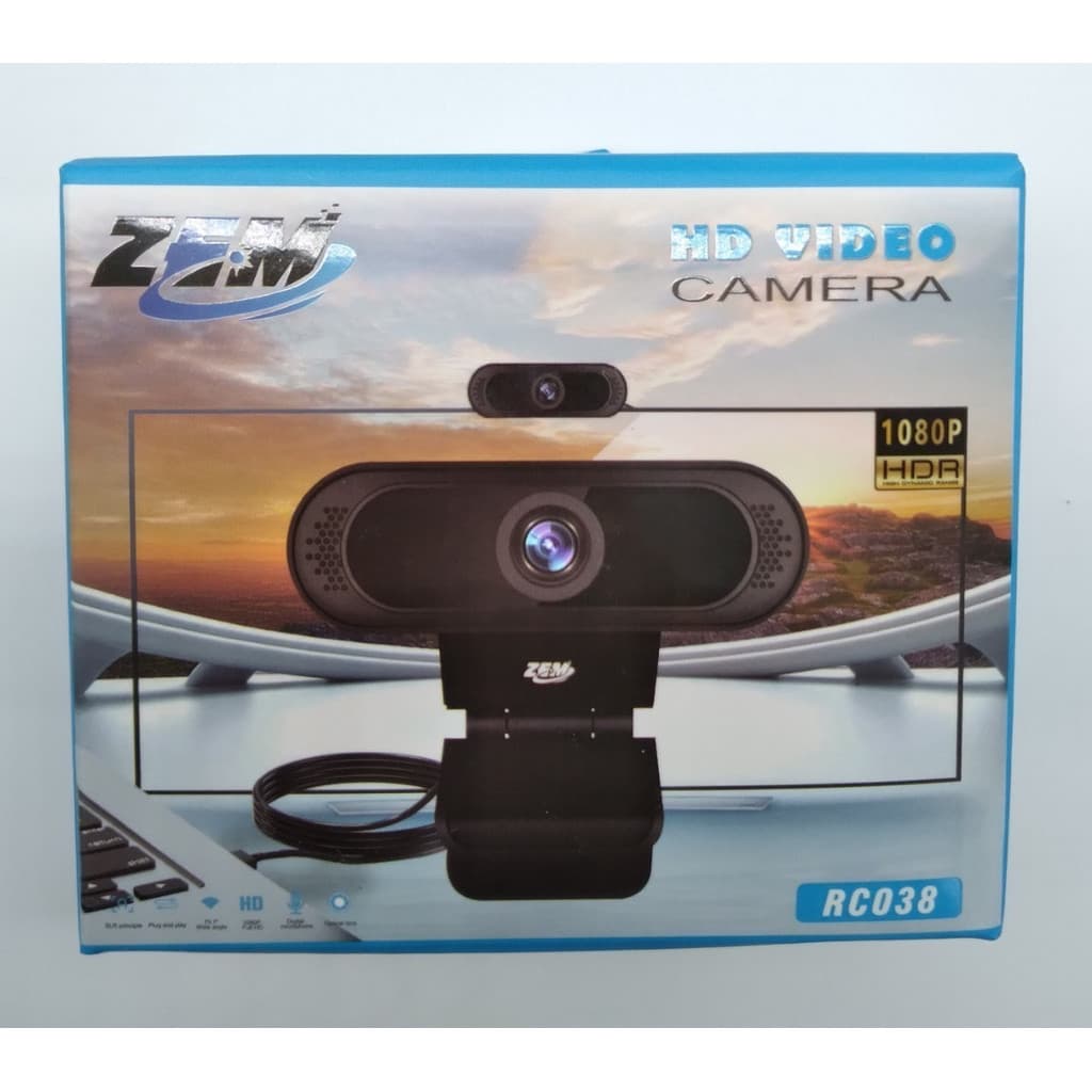 Webcam Para Pc Notebook 1080p Com Microfone digital