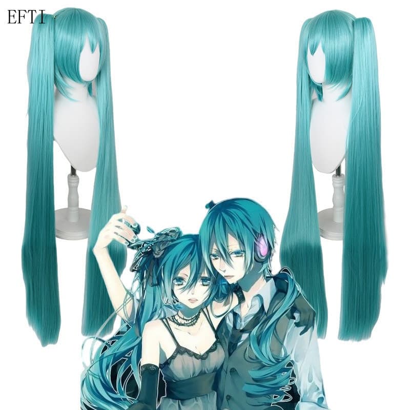Peruca de Cosplay Hatsune Miku Azul VocAloid Aqua, Acessórios de Cabelo BHU2 2026