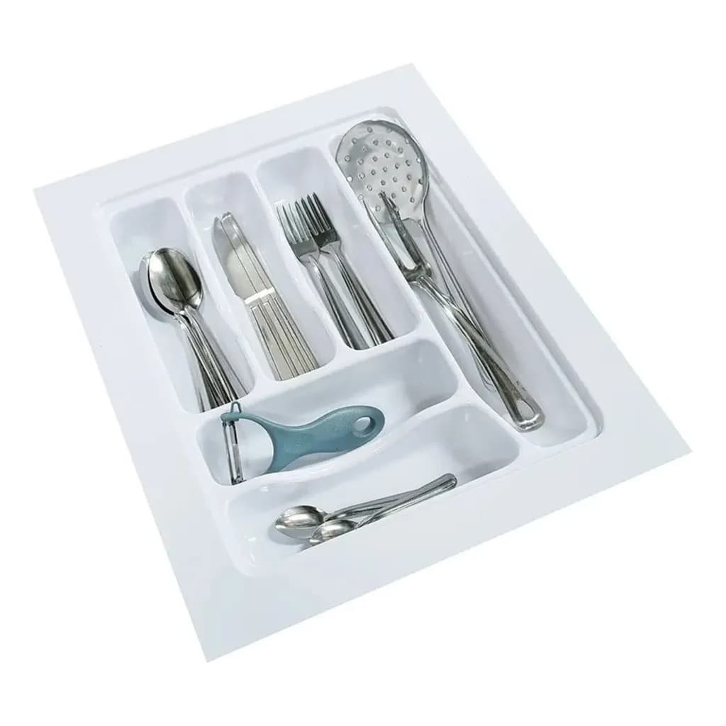 ORGANIZADOR PARA COZINHA BRANCO PORTA TALHERES DE GAVETA OG-66