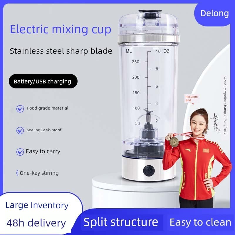 Copo liquidificador automático tipo lâmina copo agitador elétrico portátil proteína em pó copo estanho Dendrobium liquid