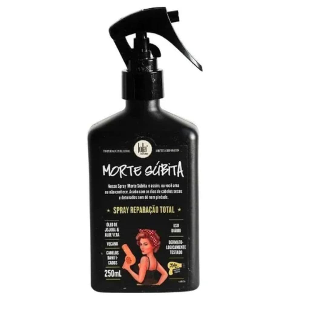 🔥 Lola Morte Súbita Spray 250ml Recupera Seu Cabelo na Hora + Brilho Intenso