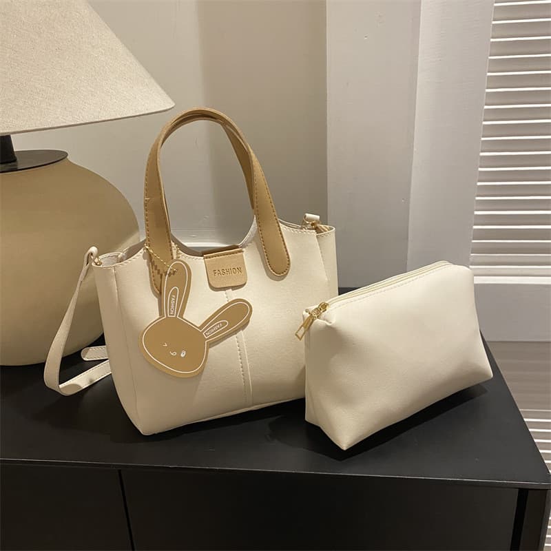 Bolsa de grande capacidade feminina 2024 novo estilo moda All-Match Casual bolsa de ombro estudante Commuter mensageiro