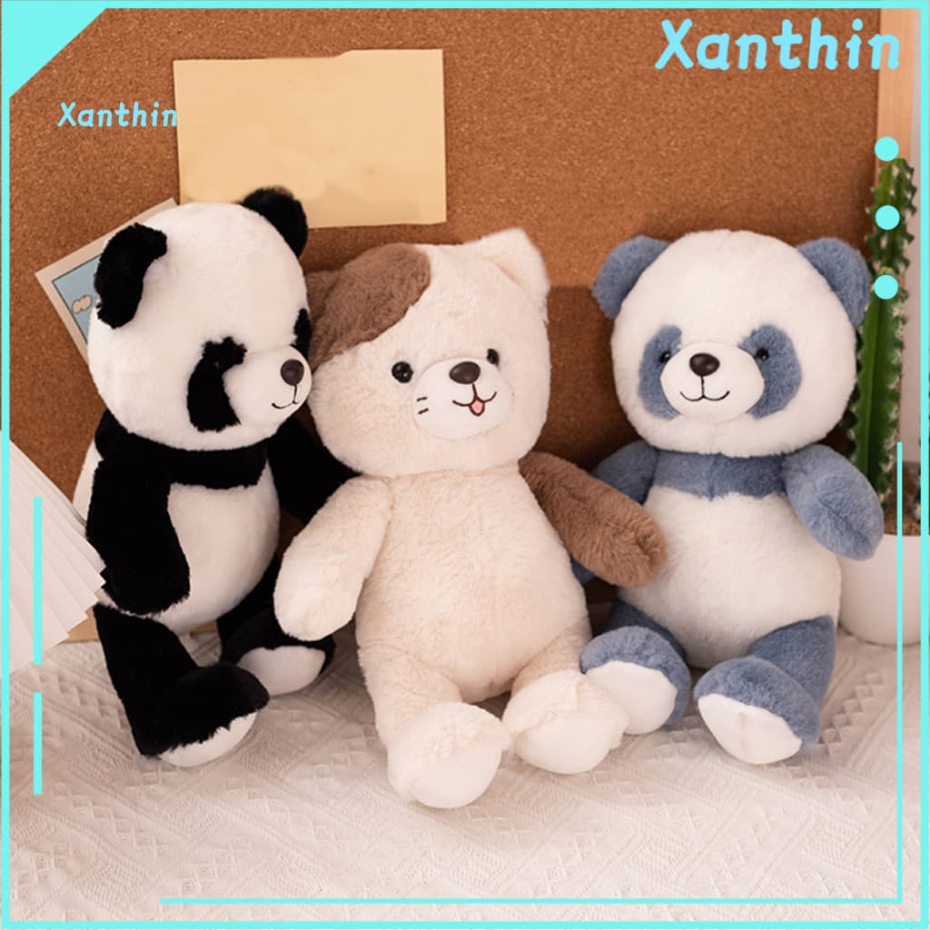 Stuffed Monkey Adorable Plush Toys for Kids – Panda Cat Elephant Bunny Soft Huggable Gifts for Babies Boys Girls Teach