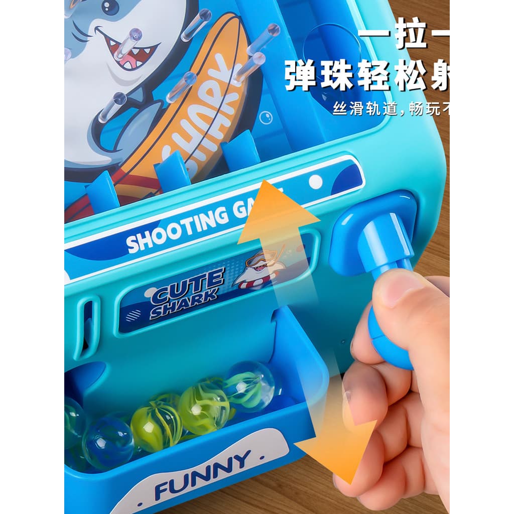 Máquina de pinball novo estilo crianças brinquedos de treinamento de mesa jogando pinball Console de jogo interação pai-