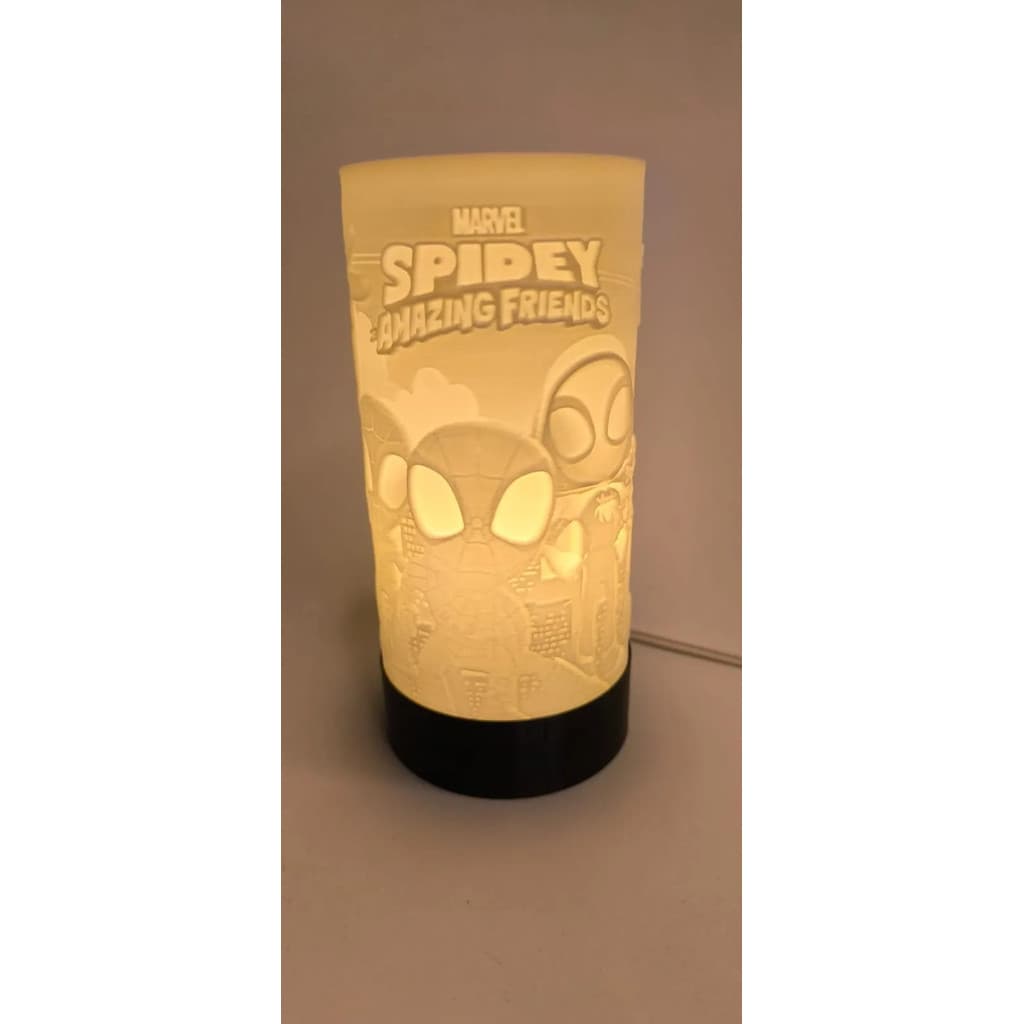 Luminária/abajur Infantil Homem Aranha-spidey Amazingfriends