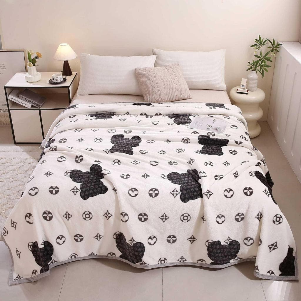 Cobertor colcha engrossado inverno flanela cobertor dormitório estudante Coral velo cama único escritório Nap pequeno co