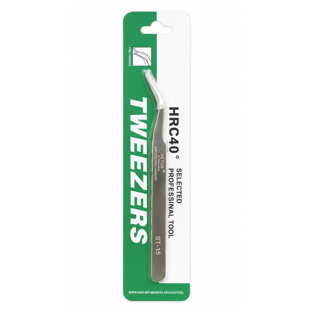 PINÇA CILIOS TWEEZERS VETUS ST-15