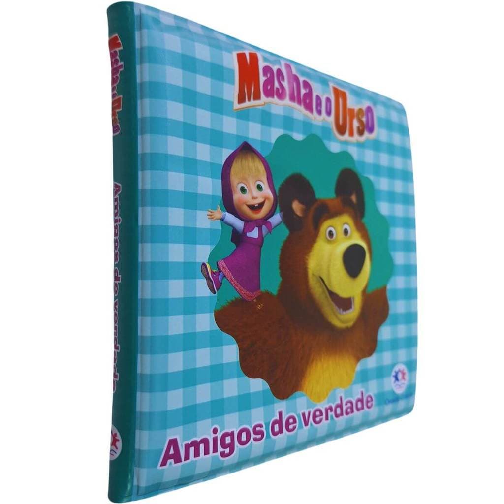 Livro de Banho Bebê Banho Masha e o Urso: Amigos de verdade