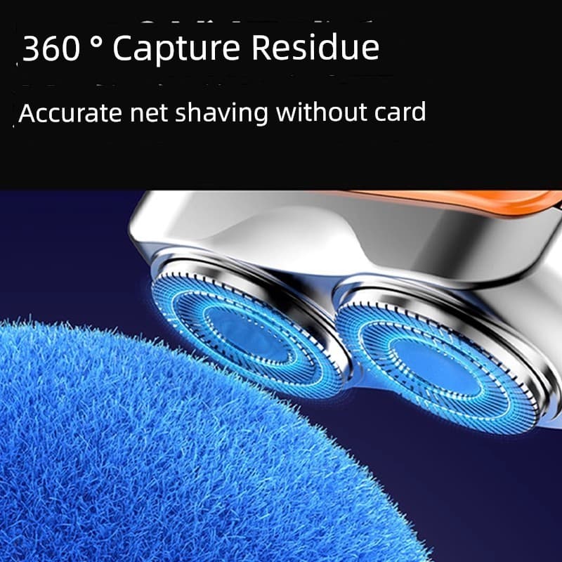 Alemão Seiko 2025 novo portátil pequeno canhão de aço barbeador elétrico masculino Mini navalha flutuante magnética