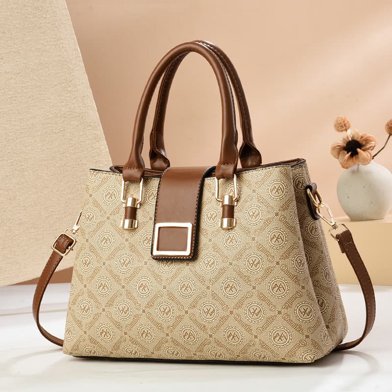 Bolsa feminina atmosférica de alta qualidade 2026 novo estilo bolsa mãe de meia-idade multicamadas de grande capacidade